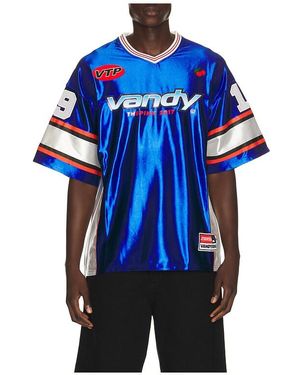 VANDY THE PINK Cherry Football Jersey - Blue