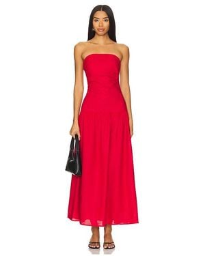 SNDY'S Stella Maxi Dress - Red