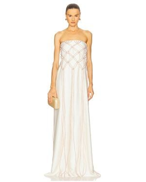 Maylé Vásquez ROBE REDES en Ivory - Blanc