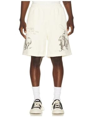 One Of These Days What Today Is For Sweat Shorts - White