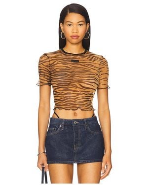 Moschino Shirt Tiger Stripes - Blau