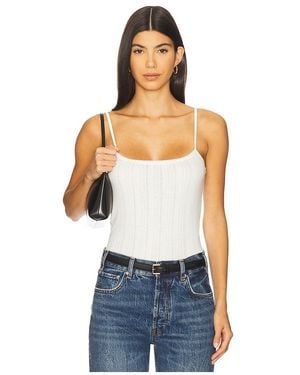 Anine Bing Pia Cami Tank - White
