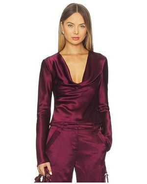 retroféte Nerissa Top - Purple
