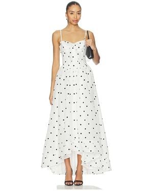 For Love & Lemons Creme Brulee Maxi Dress - White