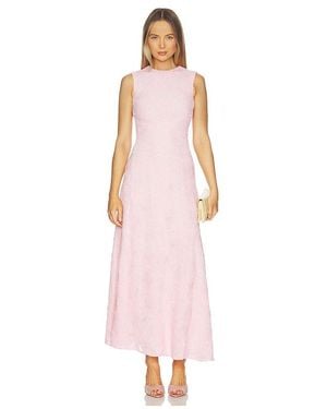 ROTATE BIRGER CHRISTENSEN Mesh Maxi Dress - Pink