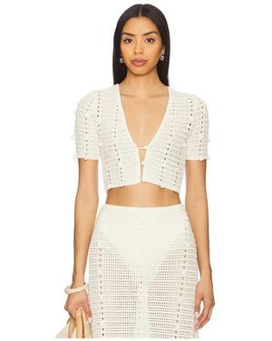 Devon Windsor Hada Top En Color Crema Talla En - Blanco