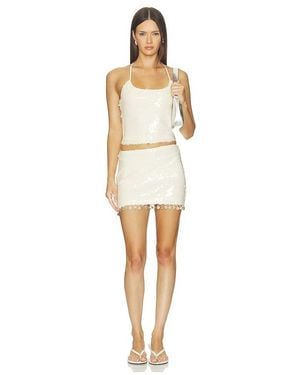 superdown Mckenna Mini Skirt Set - White