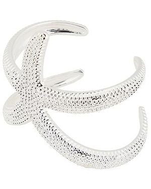 Ettika Starfish Hug Cuff - ホワイト