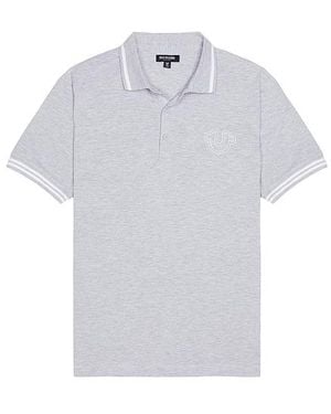 True Religion Big T Horseshoe ポロシャツ - ホワイト