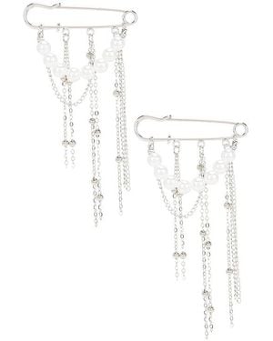 Lovers + Friends Perla Brooch - White