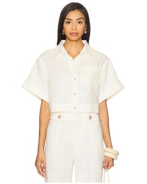 Hevron Ellison Top - White