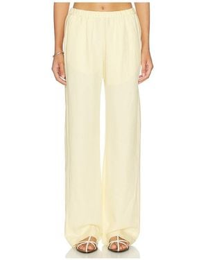 Enza Costa Twill Everywhere Pant - Natural