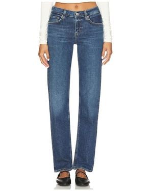 Agolde Low Rise Slim Jeans - Blue