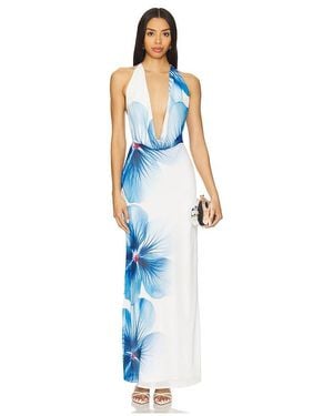 Runaway the Label Jasmina Maxi Dress - Blue