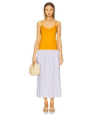 NAADAM Kleid Luxe Cotton Silk - Weiß