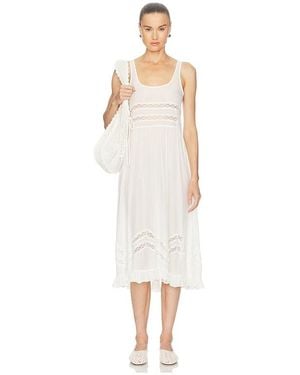 Free People Kleid Voile And Lace - Weiß