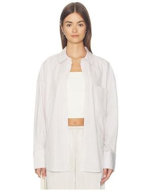 WAO Poplin Button Up - White
