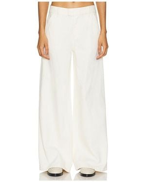 GRLFRND Estella Low Rise Trouser デニム - ホワイト