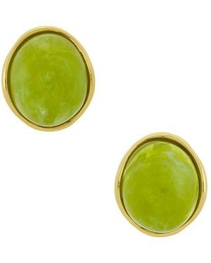Lovers + Friends Livia Earrings - Green