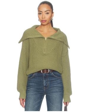 SNDY'S X Revolve Hayley Zip Sweater - Green