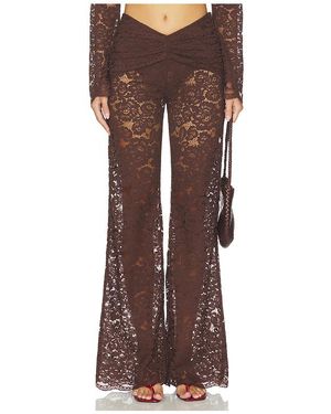 Shani Shemer Gerade Hose Madison - Braun