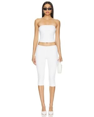 MORE TO COME Siara Capri Set - White