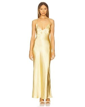 SNDY'S Spain Maxi Dress - Metallic