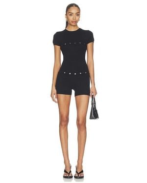 Miaou Josie Romper - Black