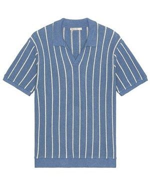 Marine Layer Conrad Jumper Polo - Blue