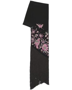 RIXO London Casandra Scarf - Black