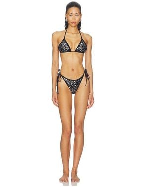Urban Outfitters X Revolve Midnight Motors Studded Bikini - Black