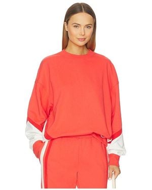 Araminta James Splice Sweatshirt - Red