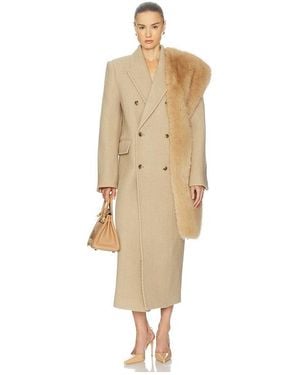 Helsa Mantel Boyfriend - Natur