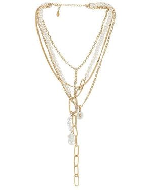 8 Other Reasons Collar Pearl En Color Oro Metálico Talla En