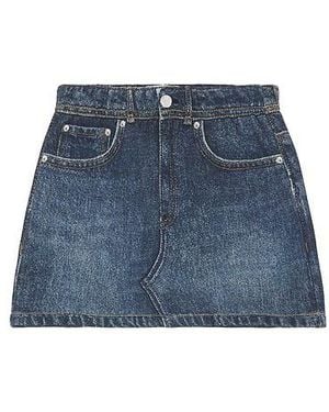 Rag & Bone Mini Miramar スカート - ブルー
