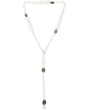 Loren Stewart Poet Lariat Necklace - Blue