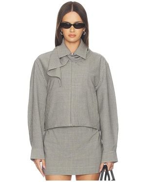 Rag & Bone Krista Wool Jacket - Gray