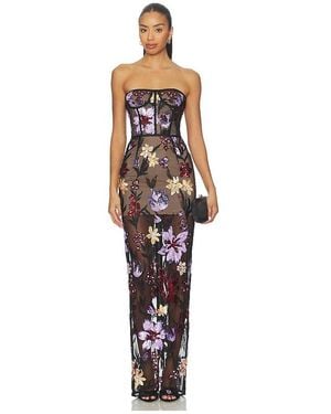 Bronx and Banco Dahlia Maxi Dress - Multicolour