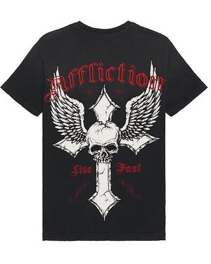Affliction Live Fast Tee - Black