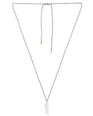 Lovers + Friends Quin Stone Necklace - White