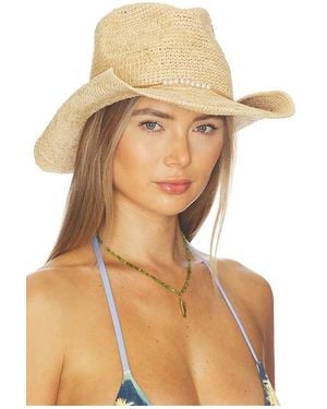 Nikki Beach Charlotte Cowgirl Hat - Natural