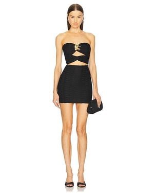 Michael Costello Vestido Ingrid En Color Negro Talla (También En Xl)