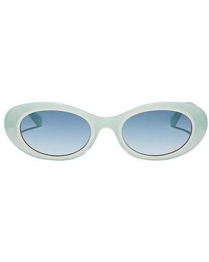 DIFF X For Love & Lemons Sabrina Sunglasses - Blue