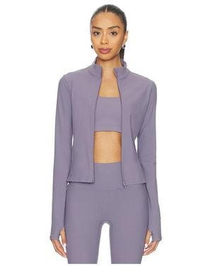 Spanx Smooth Onform Full Zip Jacket - Purple