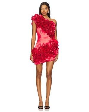 Bronx and Banco X Revolve Aurora One Shoulder Mini Dress - Red