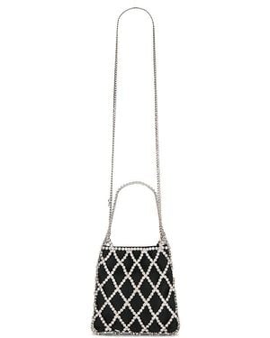 OLGA BERG Kit Crystal Cage Bag - ホワイト