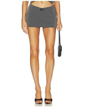 BY.DYLN Falda Becky En Color Gris Talla (También En M, S, Xl, Xs) - Azul