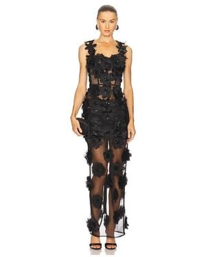 Bronx and Banco Rosalie Noir Maxi Dress - Black