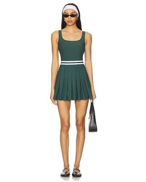 The Upside Peached Lucette Pleated Dress - Blue