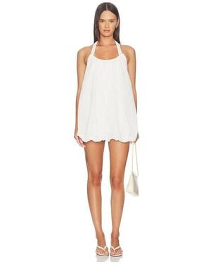 SNDY'S Vestido Valencia Bubble Mini En Color Blanco Talla (También En Xxs, Xs, S, M, Xl, Xxl)